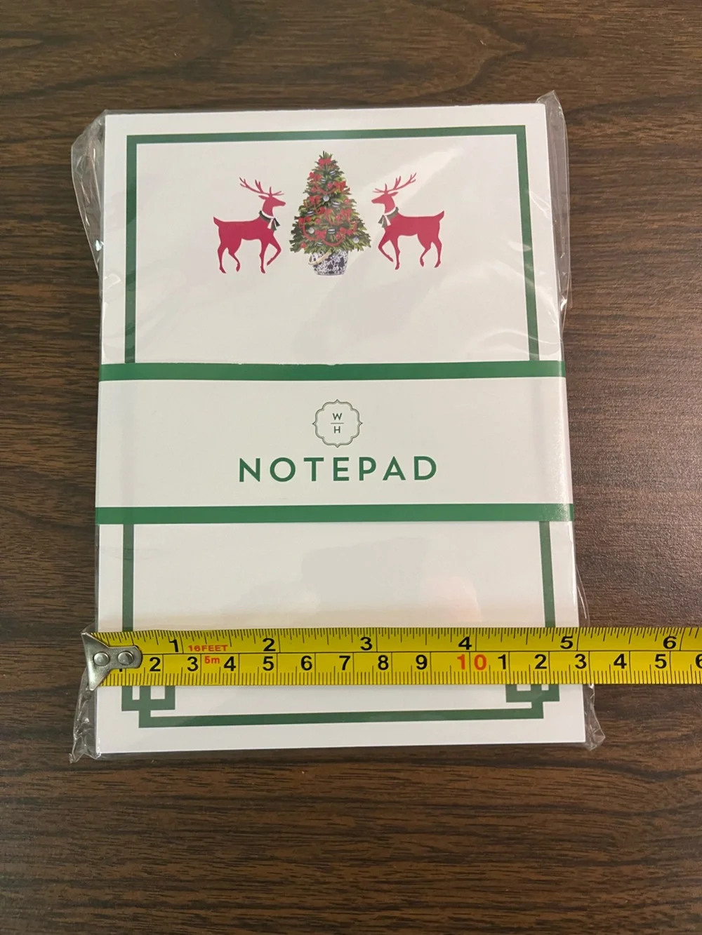 WH Hostess Social Stationary Notepad Christmas